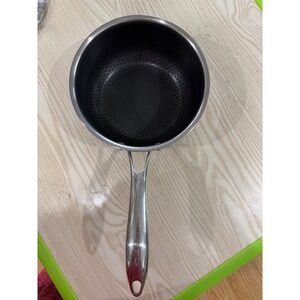 HexClad 2 qt pot Hybrid Stainless Steel Saucepan with lid
